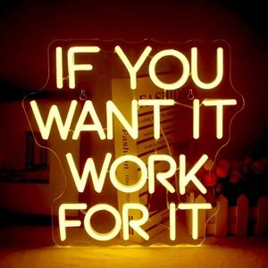 New NEON inspirational sign